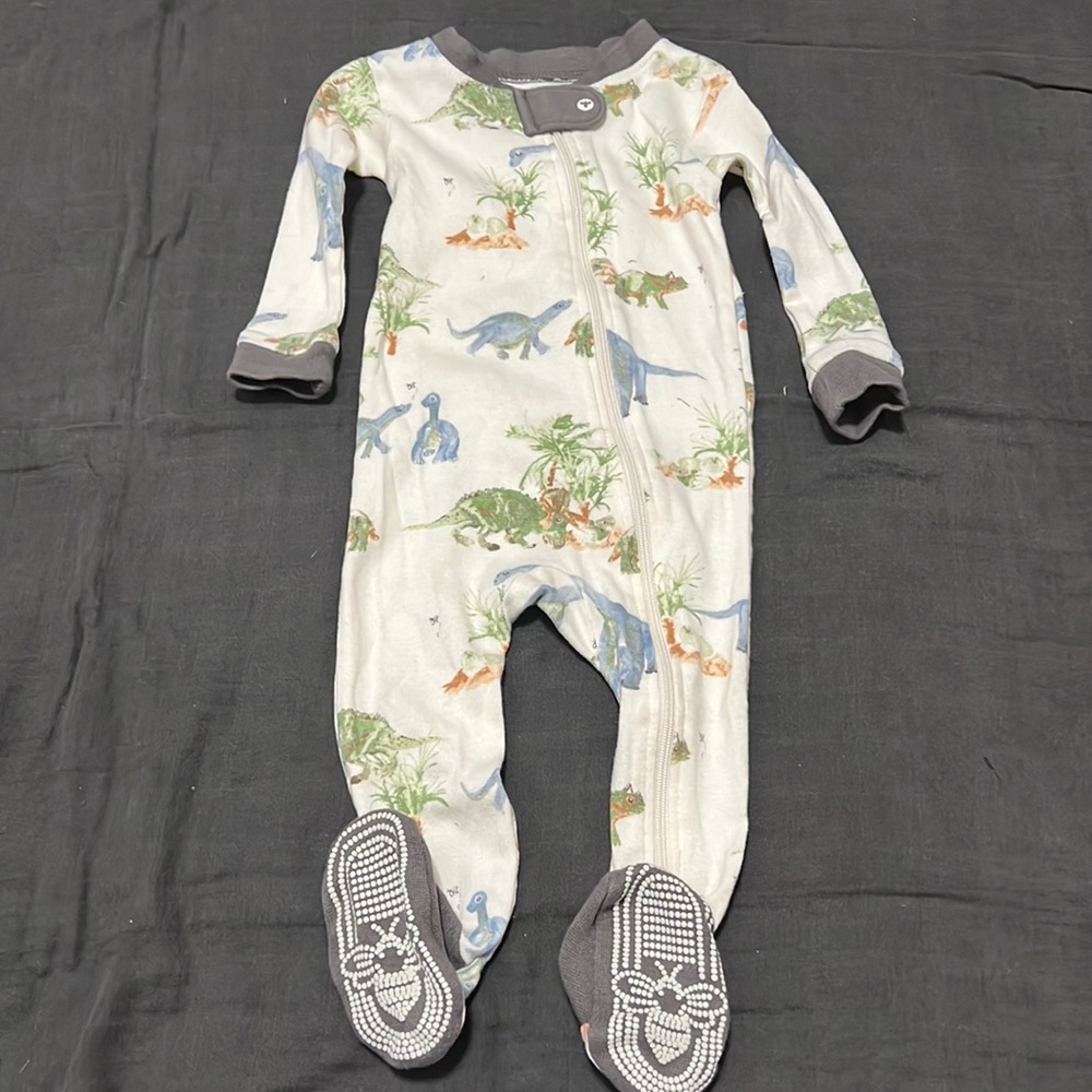 Burt’s Bees zipper onesie